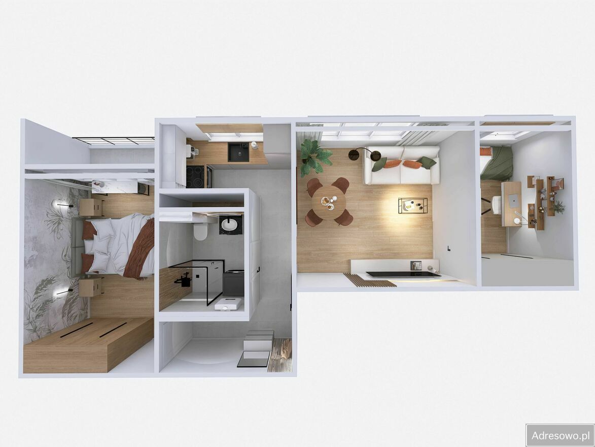 Mieszkanie 3-pokojowe Sosnowiec Pogoń, ul. Litewska. Zdjęcie 14