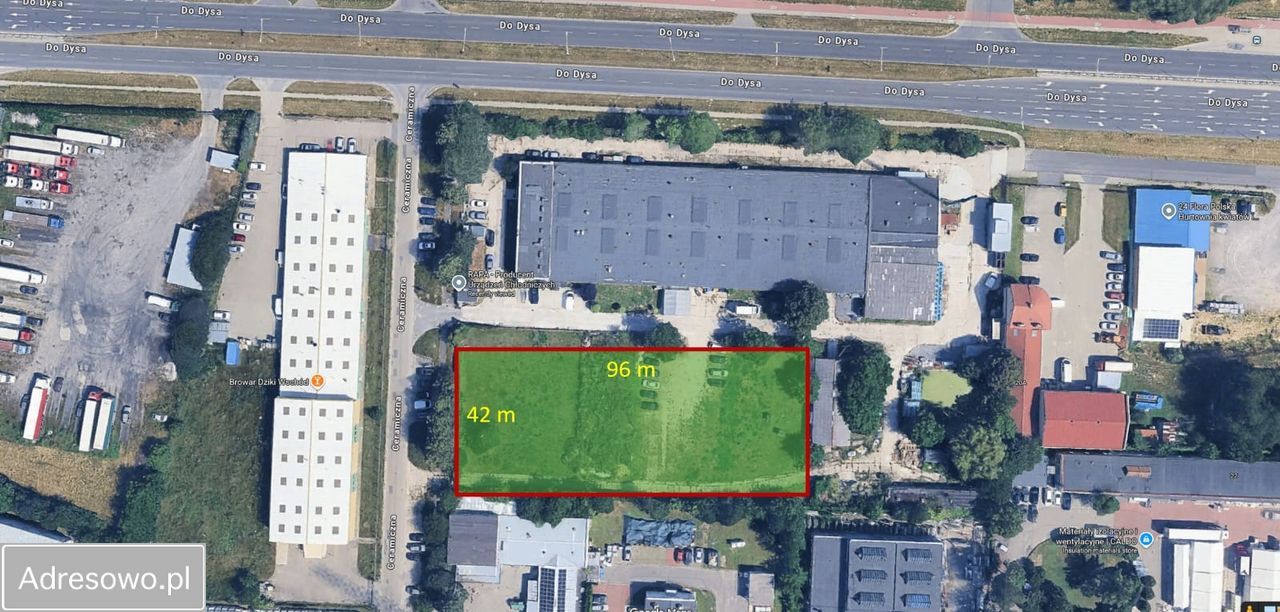Działka inwestycyjna Lublin Czechów, ul. Ceramiczna