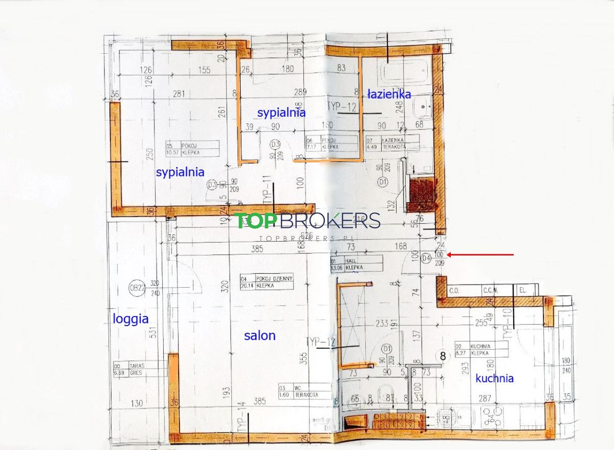 Mieszkanie 3-pokojowe Warszawa Białołęka, ul. Józefa Mehoffera. Zdjęcie 12