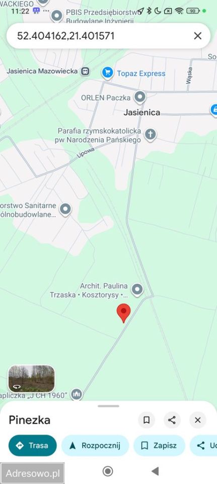 Działka budowlana Jasienica, ul. Wołomińska. Zdjęcie 8