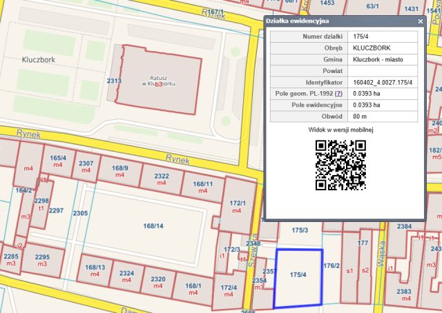 Działka budowlana Kluczbork Centrum, ul. Damrota. Zdjęcie 1