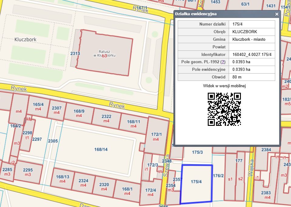 Działka budowlana Kluczbork Centrum, ul. Damrota. Zdjęcie 1