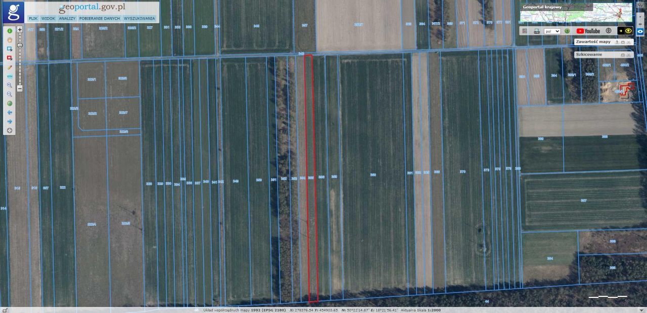 Działka budowlana Niezdrowice, ul. Ogrodowa. Zdjęcie 2