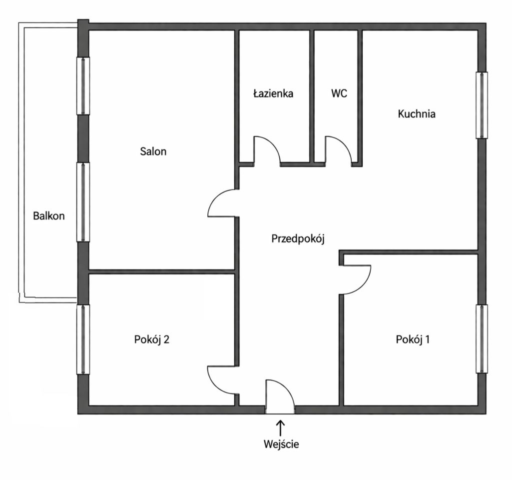 Mieszkanie 3-pokojowe Ostróda, ul. Zawiszy Czarnego. Zdjęcie 10