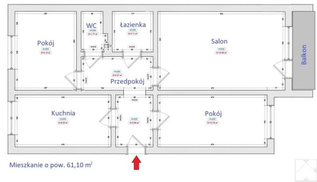 Mieszkanie 3-pokojowe Przemyśl, ul. Lwowska. Zdjęcie 13