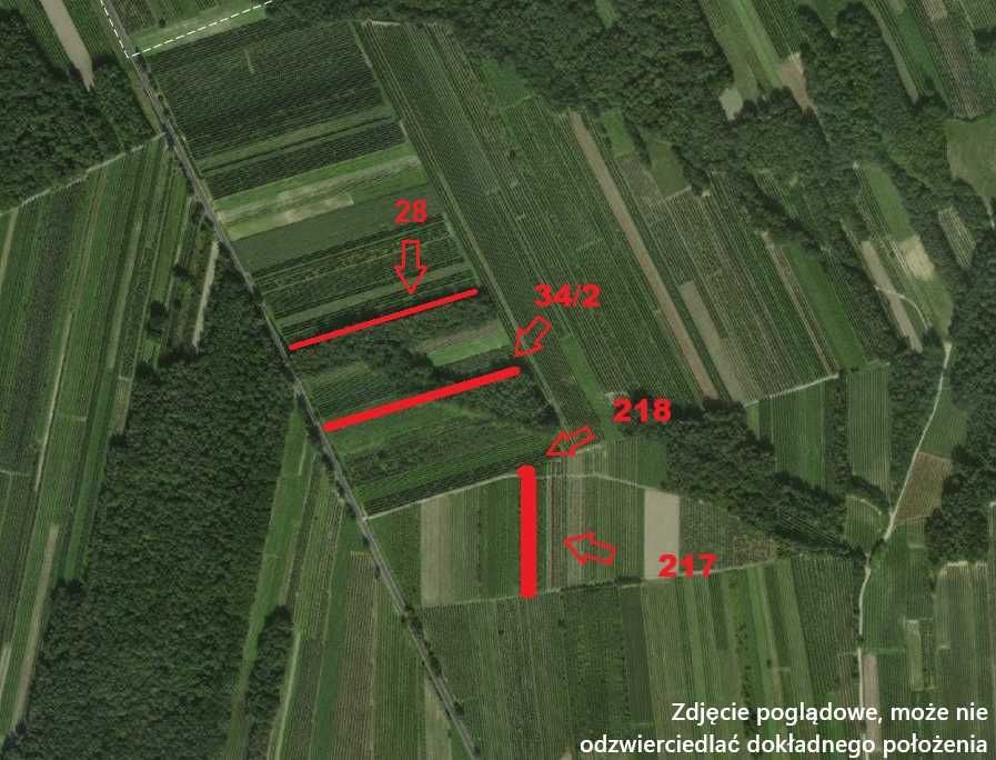 Działka rolna Chruślina. Zdjęcie 1