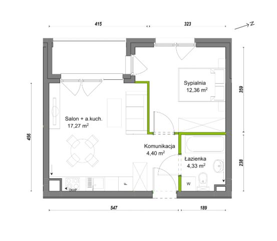 Mieszkanie 2-pokojowe Wrocław Ołtaszyn, ul. Orawska. Zdjęcie 8