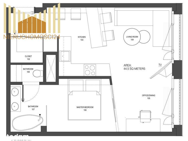 Mieszkanie 2-pokojowe Warszawa Wola, ul. Krochmalna. Zdjęcie 20