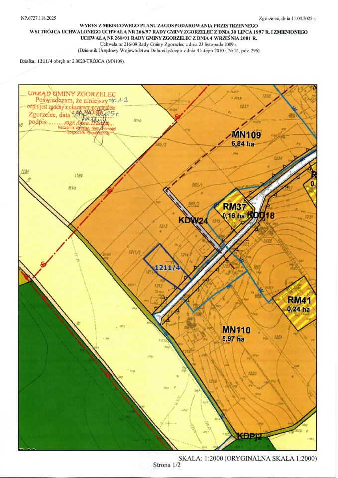 Działka budowlana Trójca, Ul. Przesieczanska  obok numeru 143. Zdjęcie 7