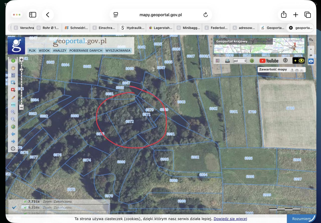 Działka rolno-budowlana Tokarnia Parchule. Zdjęcie 5