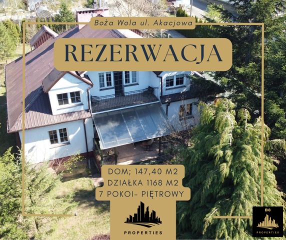dom wolnostojący, 8 pokoi Boża Wola, ul. Akacjowa. Zdjęcie 2