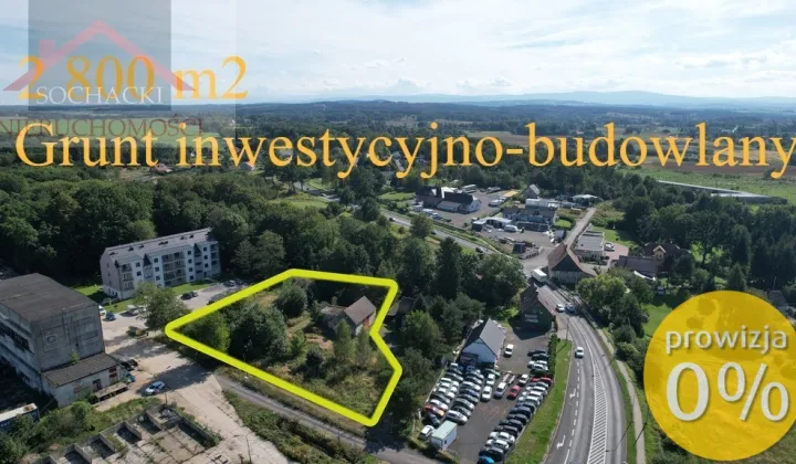 Działka inwestycyjna Lubań
