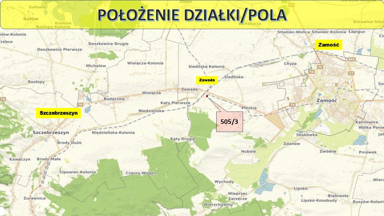 Działka rolno-budowlana Zawada Reforma. Zdjęcie 4