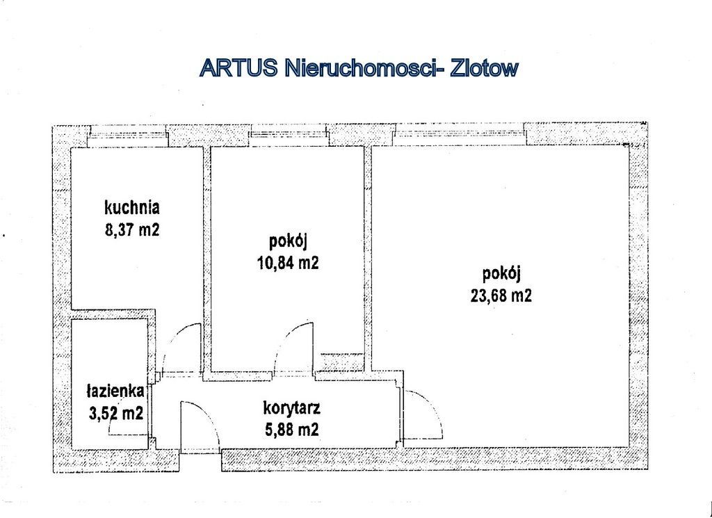 Mieszkanie 2-pokojowe Piła, ul. Zakopiańska. Zdjęcie 2