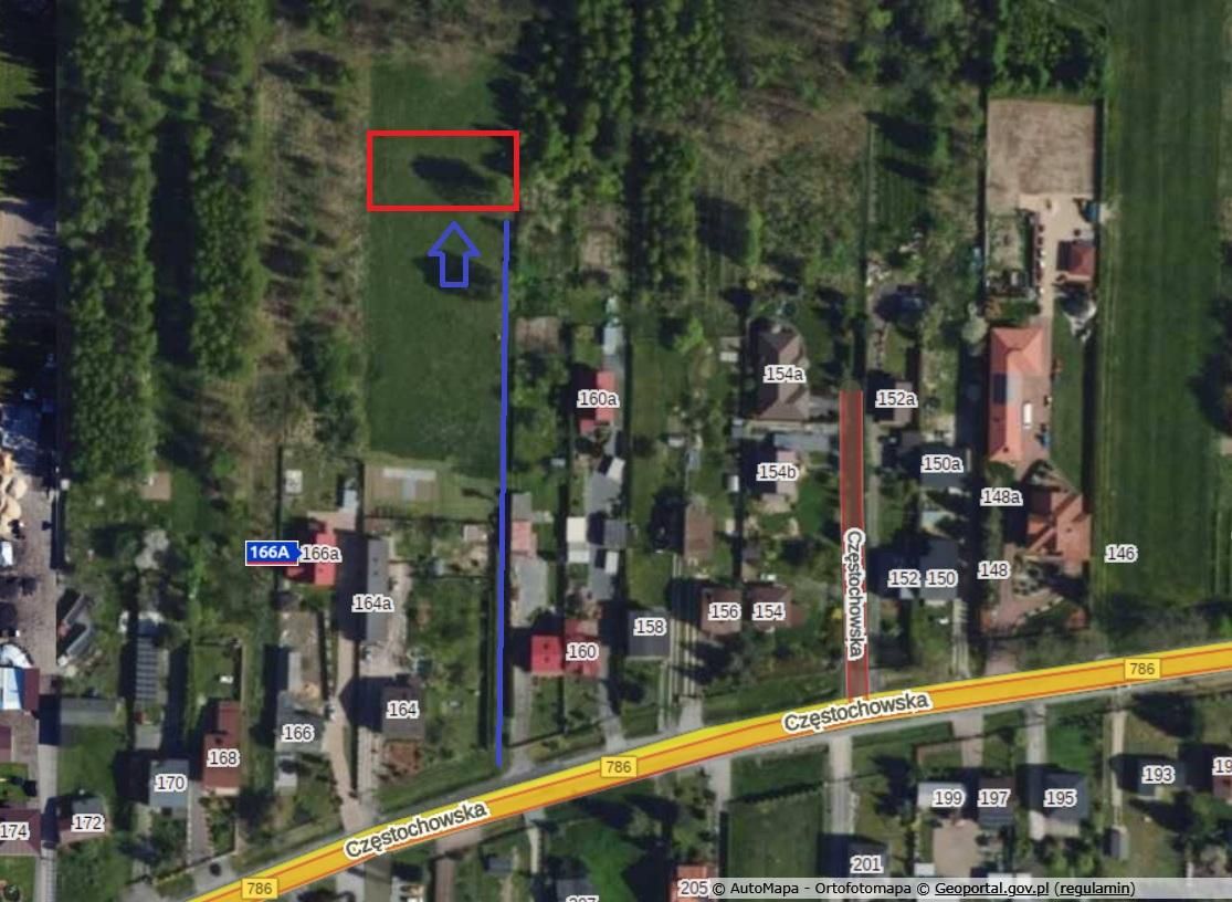 Działka budowlana Jaskrów, ul. Częstochowska 164. Zdjęcie 7