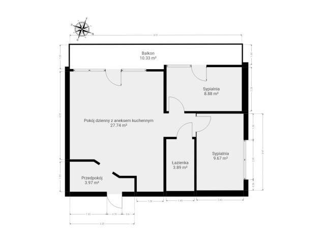 Mieszkanie 3-pokojowe Warszawa Mokotów, ul. Stefana Batorego. Zdjęcie 18