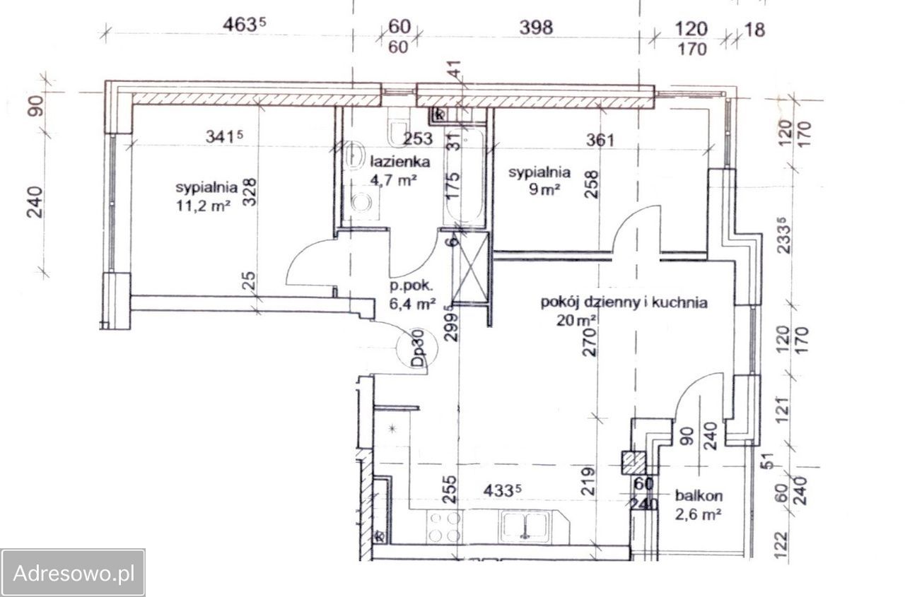 Mieszkanie 2-pokojowe Warszawa Ursynów, al. Komisji Edukacji Narodowej. Zdjęcie 4