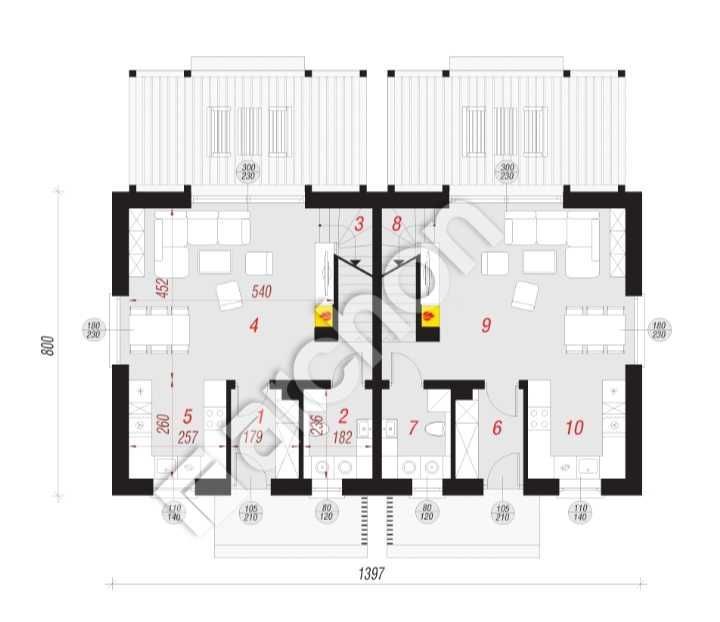 bliźniak, 4 pokoje Dobre Miasto. Zdjęcie 5