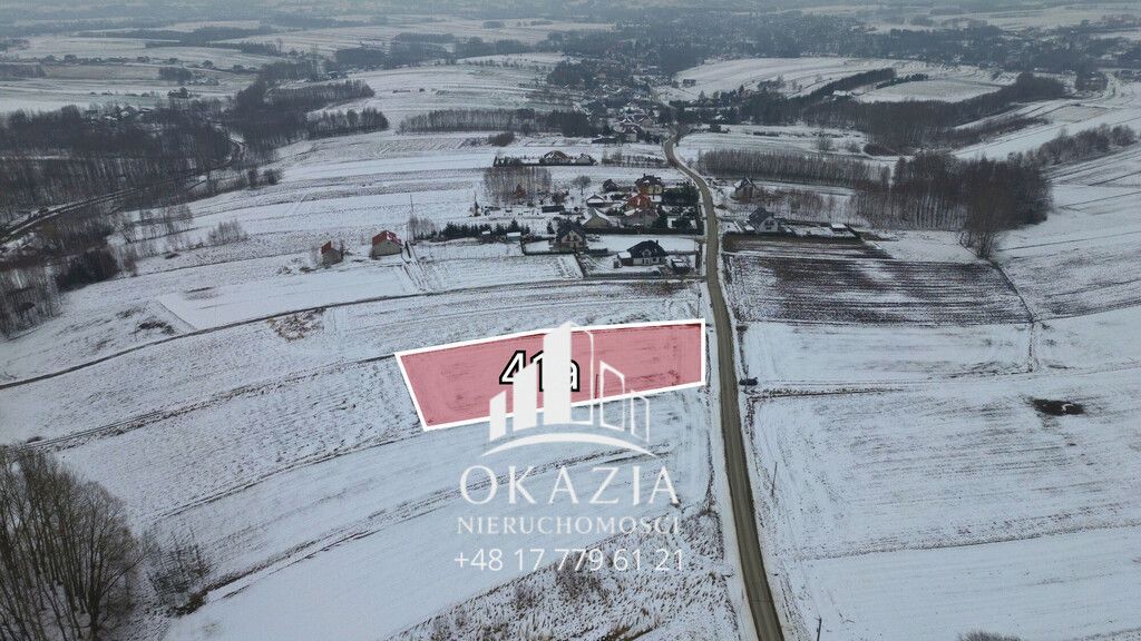 Działka budowlana Niechobrz. Zdjęcie 3