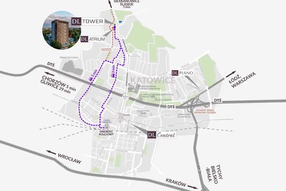 Biuro Katowice Wełnowiec, al. Wojciecha Korfantego. Zdjęcie 2