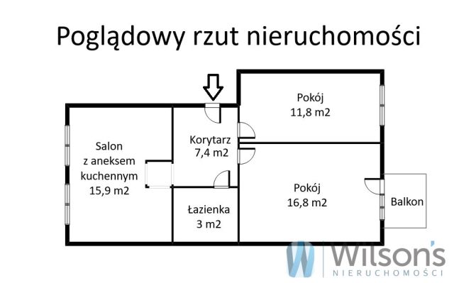 Mieszkanie 3-pokojowe Grodzisk Mazowiecki, ul. M. Skłodowskiej-Curie. Zdjęcie 17