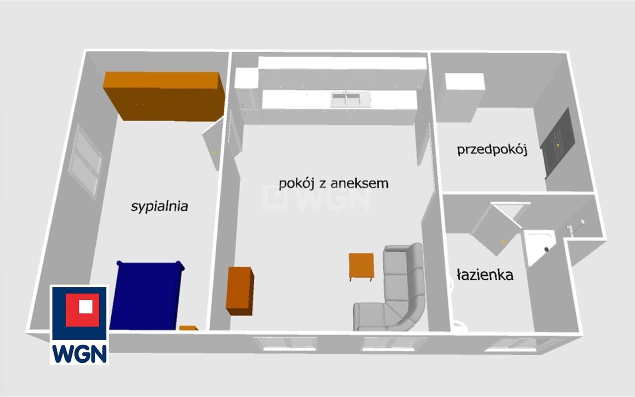 Mieszkanie 2-pokojowe Elbląg, ul. Poprzeczna. Zdjęcie 11