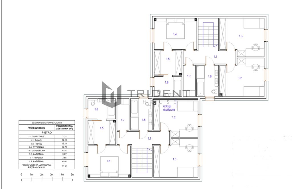 bliźniak, 4 pokoje Łubna. Zdjęcie 9