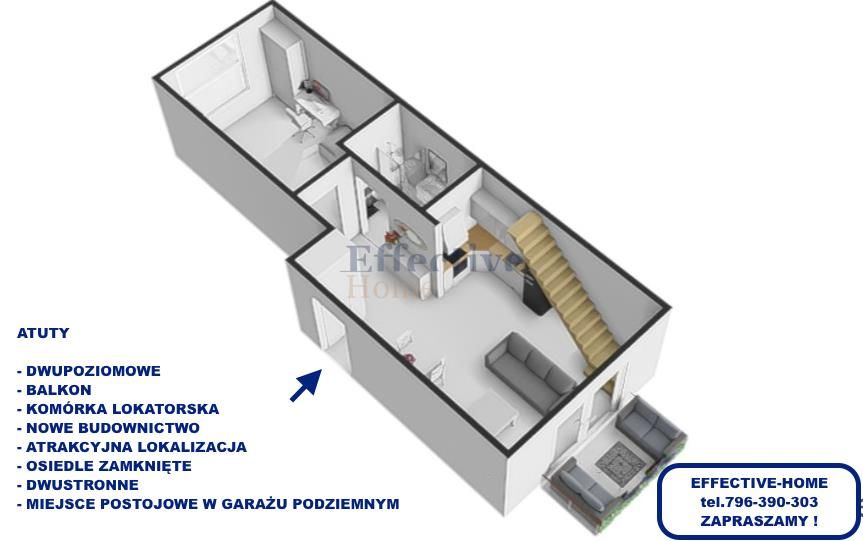 Mieszkanie 3-pokojowe Wrocław, ul. Cztery Podkowy. Zdjęcie 12