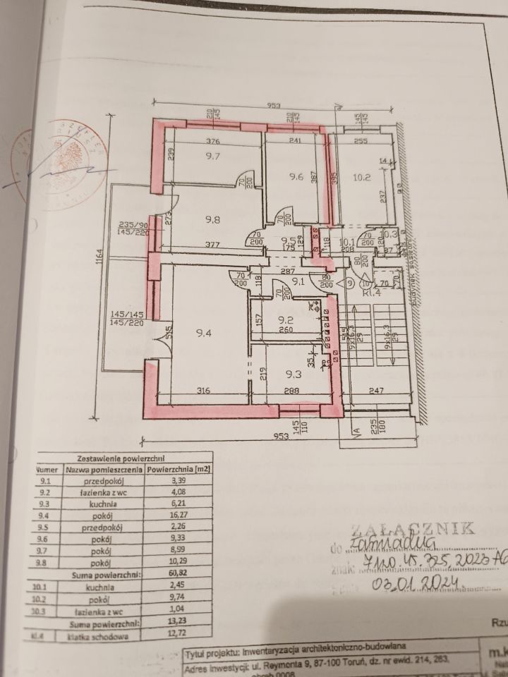 Mieszkanie 4-pokojowe Toruń Bydgoskie Przedmieście, ul. Władysława Reymonta. Zdjęcie 1