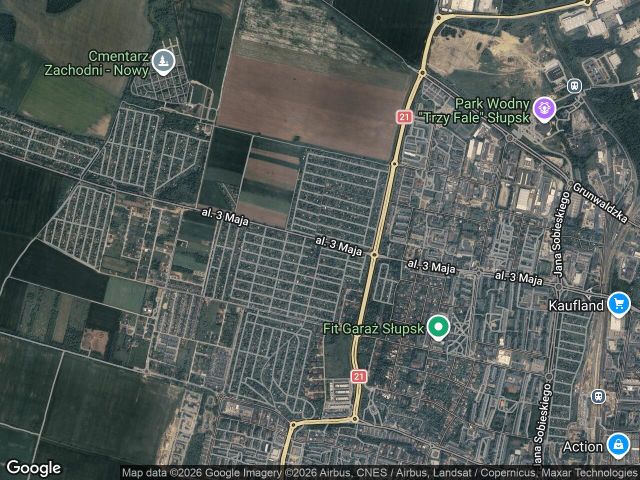 Działka rod Słupsk Centrum, al. 3 Maja. Zdjęcie 1