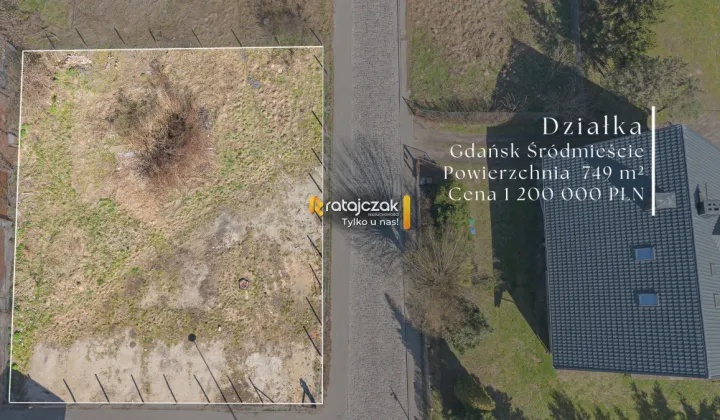 Działka budowlana Gdańsk Śródmieście, ul. Tadeusza Rejtana