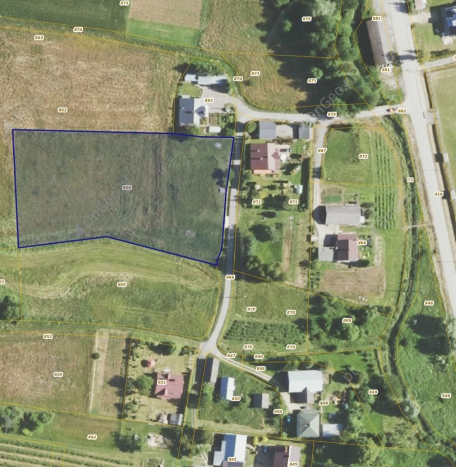 Działka rolno-budowlana Tarnawka Tarnawka Dolna. Zdjęcie 1