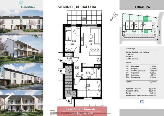 Mieszkanie 3-pokojowe Siechnice. Zdjęcie 7