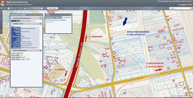 Działka inwestycyjna Dąbrowa Górnicza Tworzeń, ul. Zaplecze. Zdjęcie 1