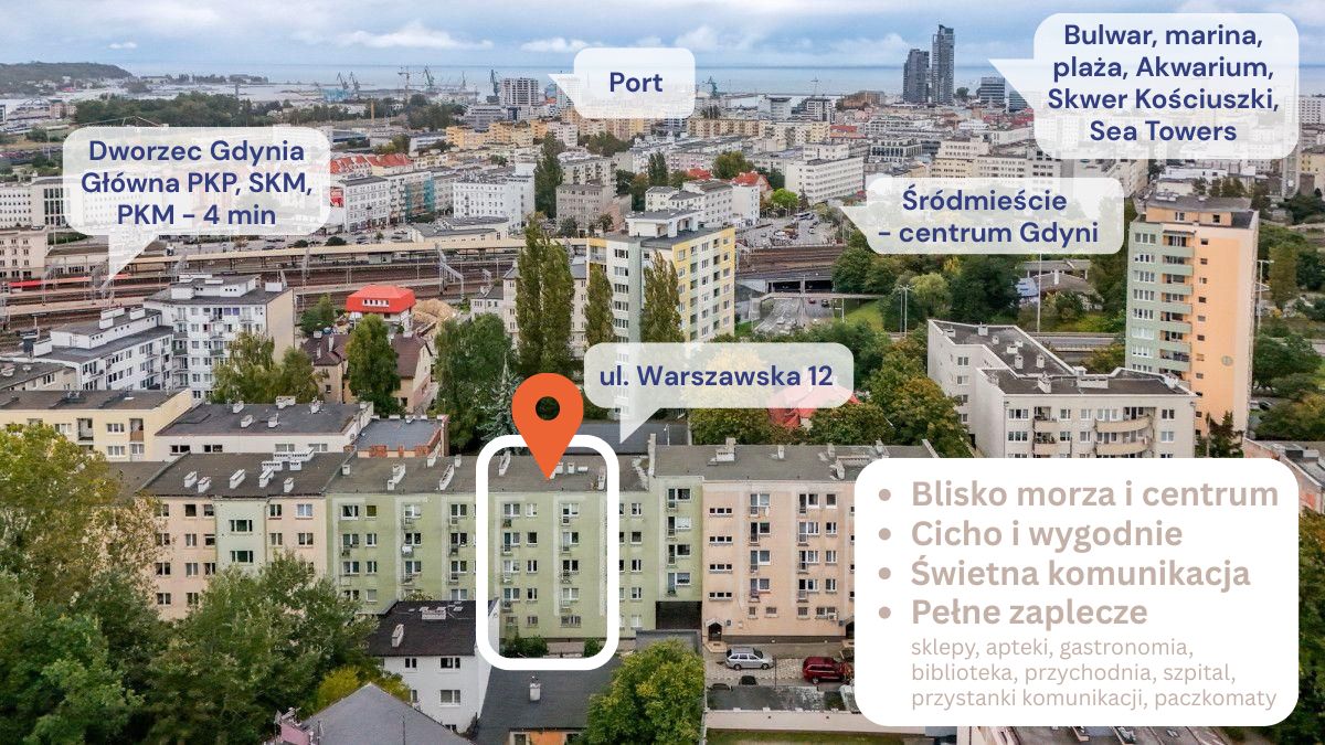 Mieszkanie 2-pokojowe Gdynia Działki Leśne, ul. Warszawska. Zdjęcie 21