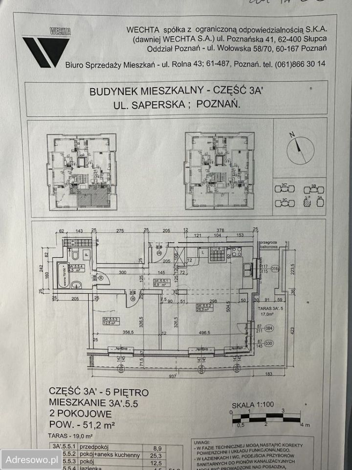 Mieszkanie 2-pokojowe Poznań Wilda, ul. Saperska. Zdjęcie 8