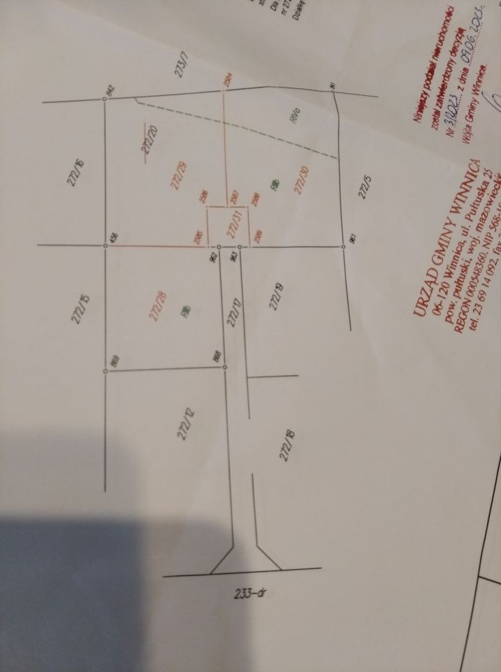 Działka budowlana Winnica, ul. Warszawska. Zdjęcie 5