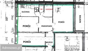 Mieszkanie 3-pokojowe Warszawa Mokotów, ul. Kartaginy