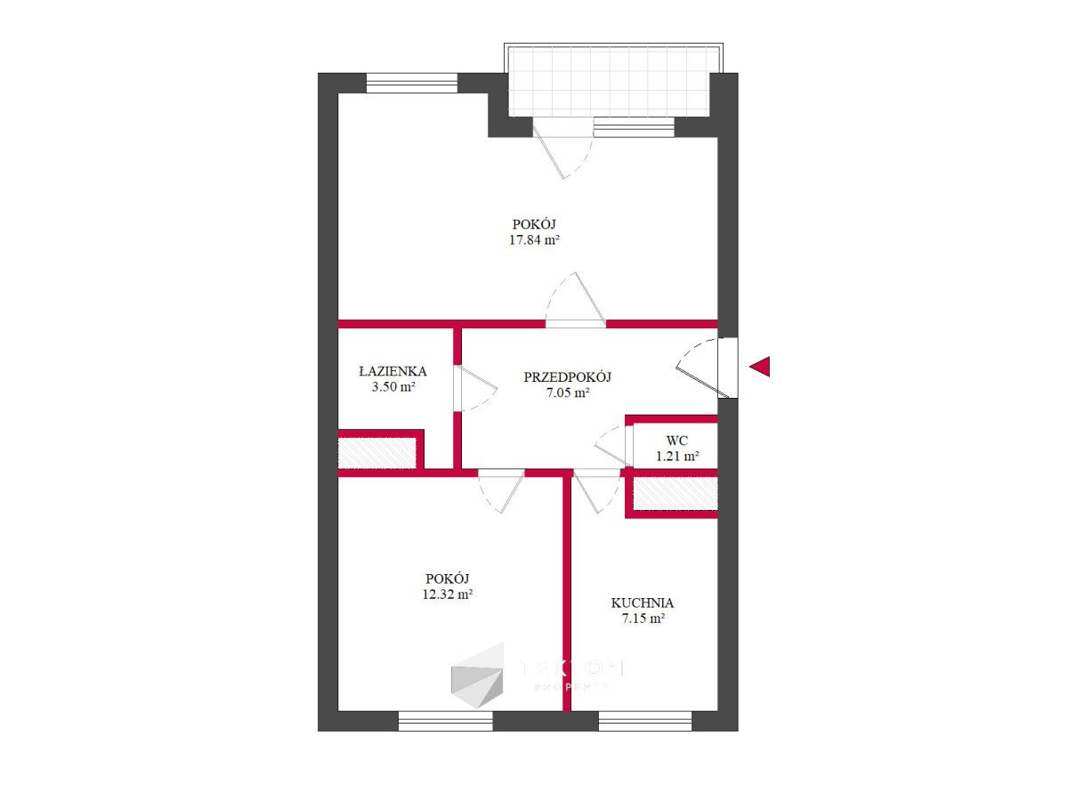 Mieszkanie 2-pokojowe Kraków Ruczaj, ul. gen. Stefana Grota-Roweckiego. Zdjęcie 19