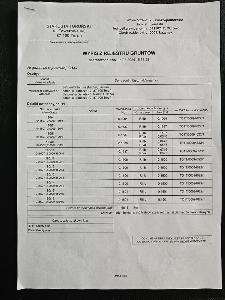 Działka budowlana Łążynek. Zdjęcie 8