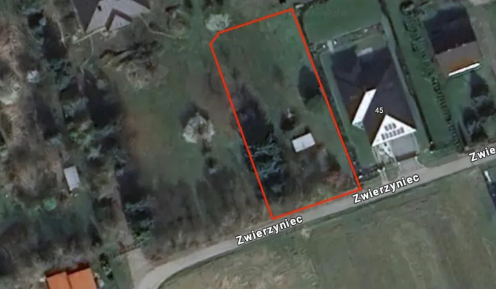 Działka budowlana Łuczyce, ul. Zwierzyniec