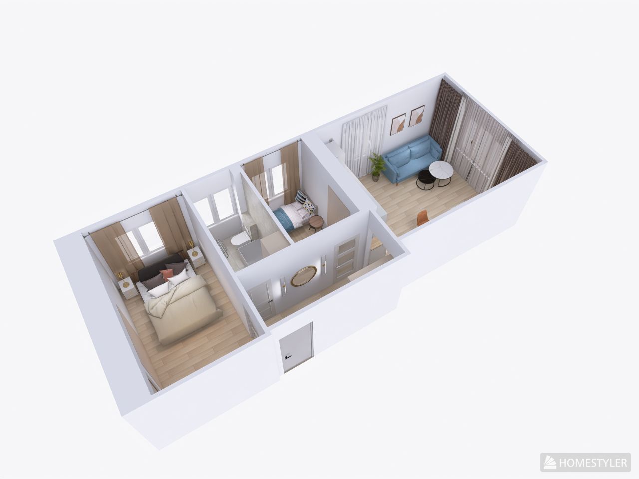 Mieszkanie 3-pokojowe Szczecin Niebuszewo, ul. Adama Asnyka. Zdjęcie 11