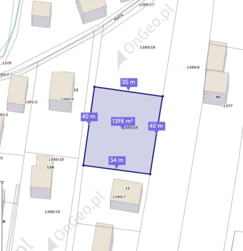 Działka budowlana Rzezawa. Zdjęcie 2