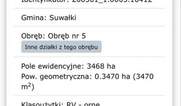 Działka inwestycyjna Suwałki Centrum, ul. gen. Zygmunta Podhorskiego