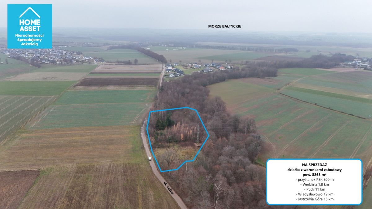 Działka budowlana Werblinia, ul. Leśna. Zdjęcie 6