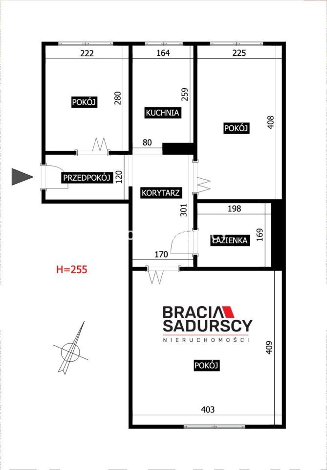 Mieszkanie 3-pokojowe Kraków Nowa Huta, os. Józefa Strusia. Zdjęcie 13