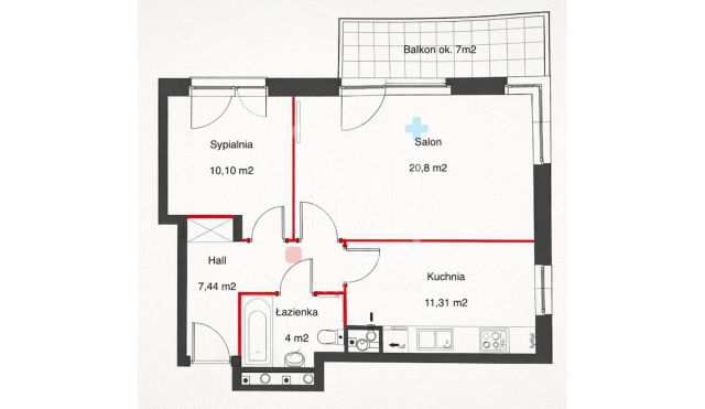 Mieszkanie 2-pokojowe Warszawa Mokotów, ul. Cybernetyki. Zdjęcie 11