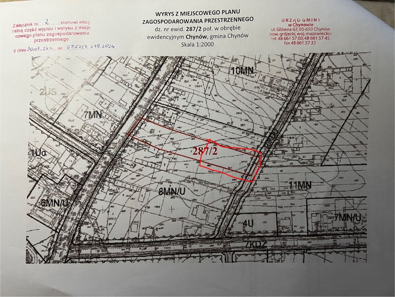 Działka budowlana Chynów. Zdjęcie 2