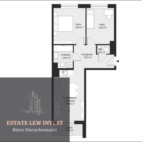 Mieszkanie 2-pokojowe Kraków, ul. Piasta Kołodzieja. Zdjęcie 7