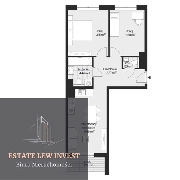 Mieszkanie 2-pokojowe Kraków, ul. Piasta Kołodzieja. Zdjęcie 7